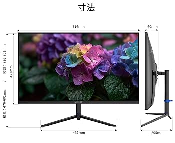 Amazon.co.jp: JAPANNEXT 31.5インチ VAパネル搭載 4K(3840x2160